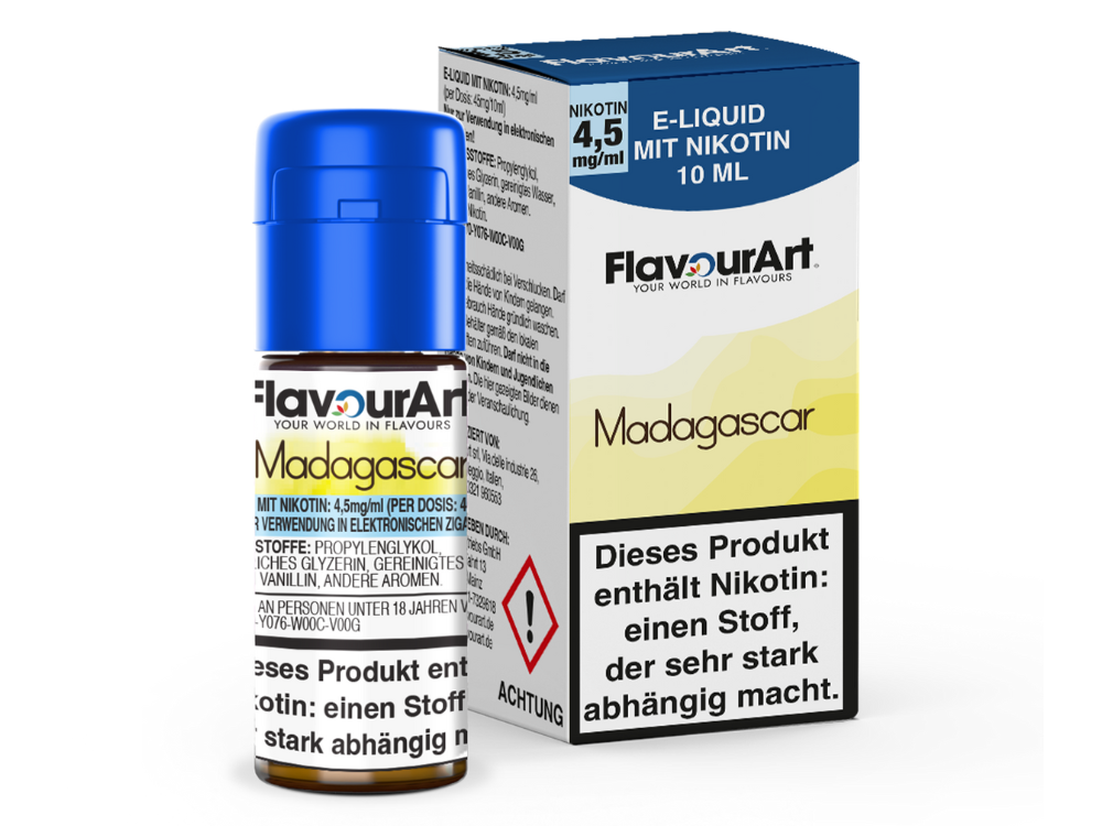 FlavourArt - Madagascar E-Zigaretten Liquid 4,5 mg/ml