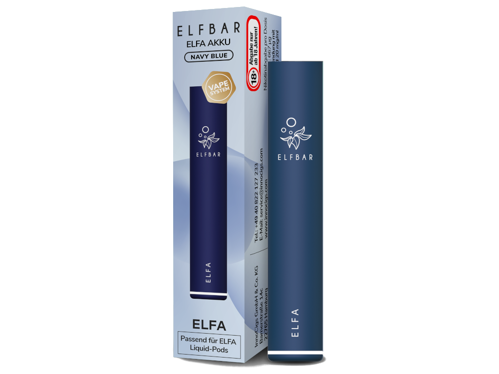 Elfbar - Elfa Akku 500 mAh Navy Blue