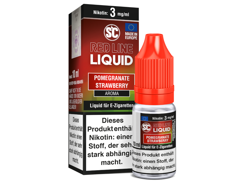 SC - Red Line Nikotin - Pomegranate Strawberry 3 mg/ml