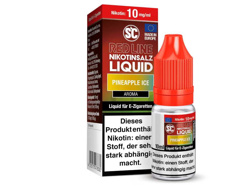 SC - Red Line - Pineapple Ice - Nikotinsalz Liquid 10 mg/ml