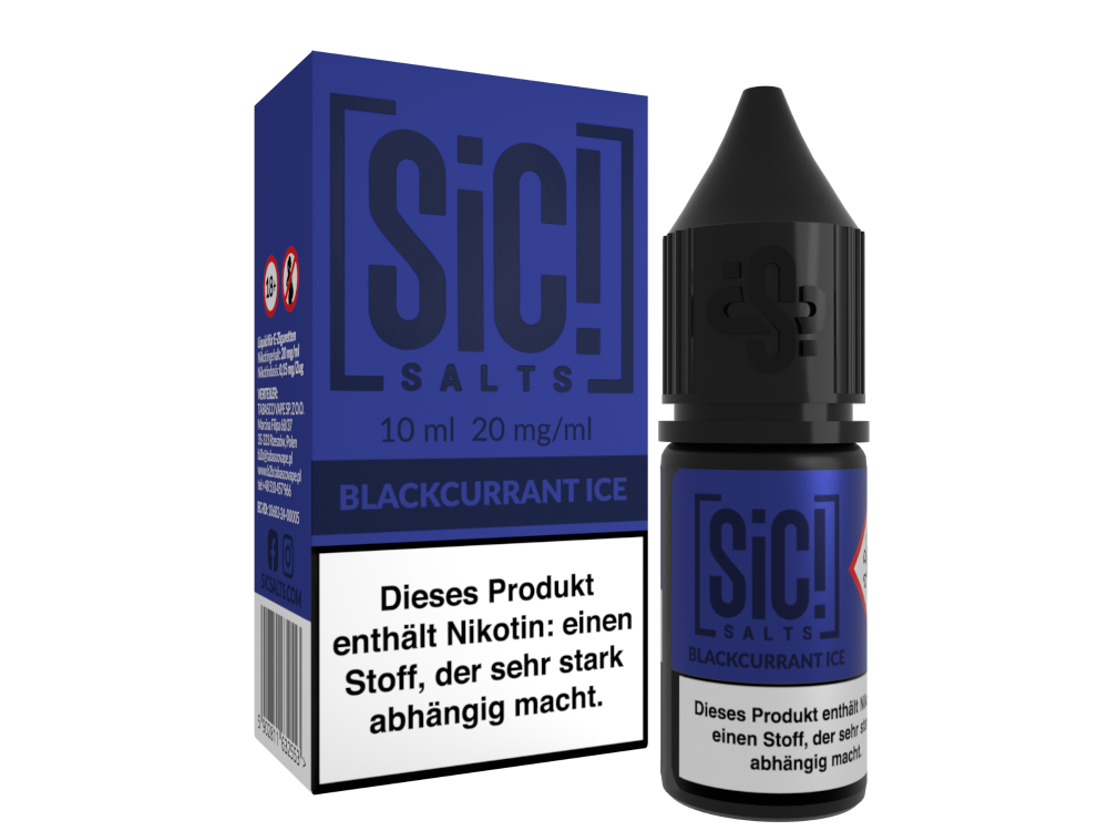 SiC! Salts - Blackcurrant Ice - Nikotinsalz Liquid 20 mg/ml