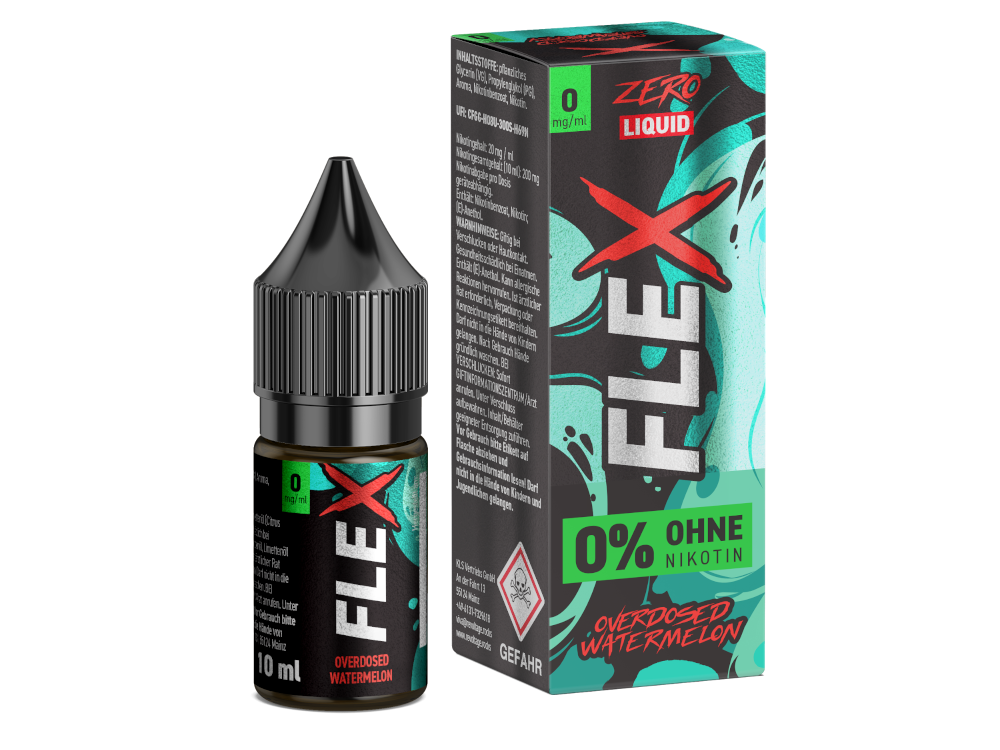 Revoltage - FLEX - Overdosed Watermelon - Nikotinsalz Liquid 0 mg/ml