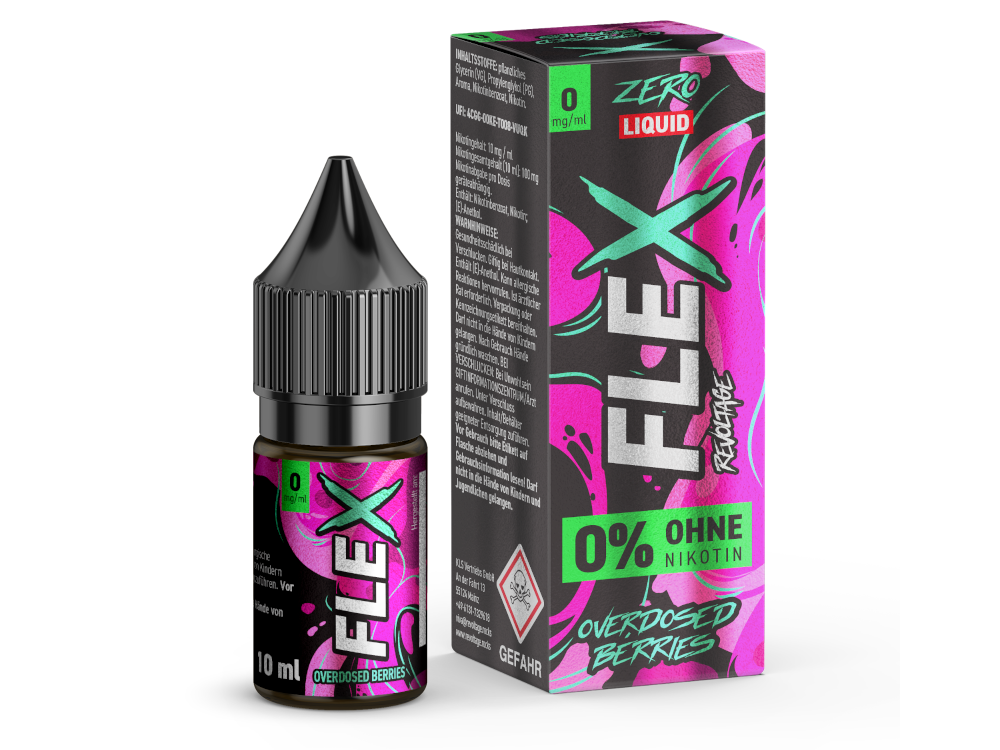 Revoltage - FLEX - Overdosed Berries - Nikotinsalz Liquid 0 mg/ml