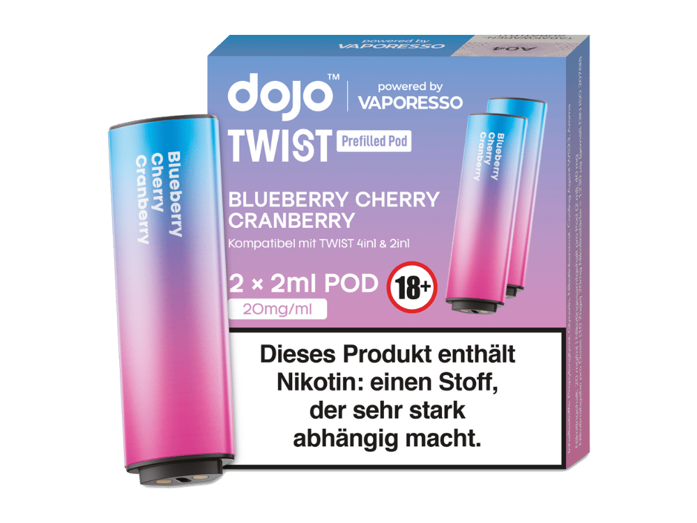 Vaporesso - Dojo - Twist Pod 20 mg/ml (2 Stück pro Packung)