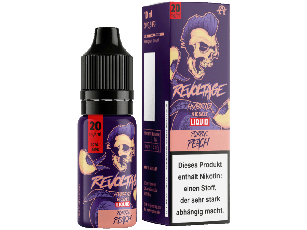 Revoltage - Purple Peach - Hybrid Nikotinsalz Liquid 20 mg/ml