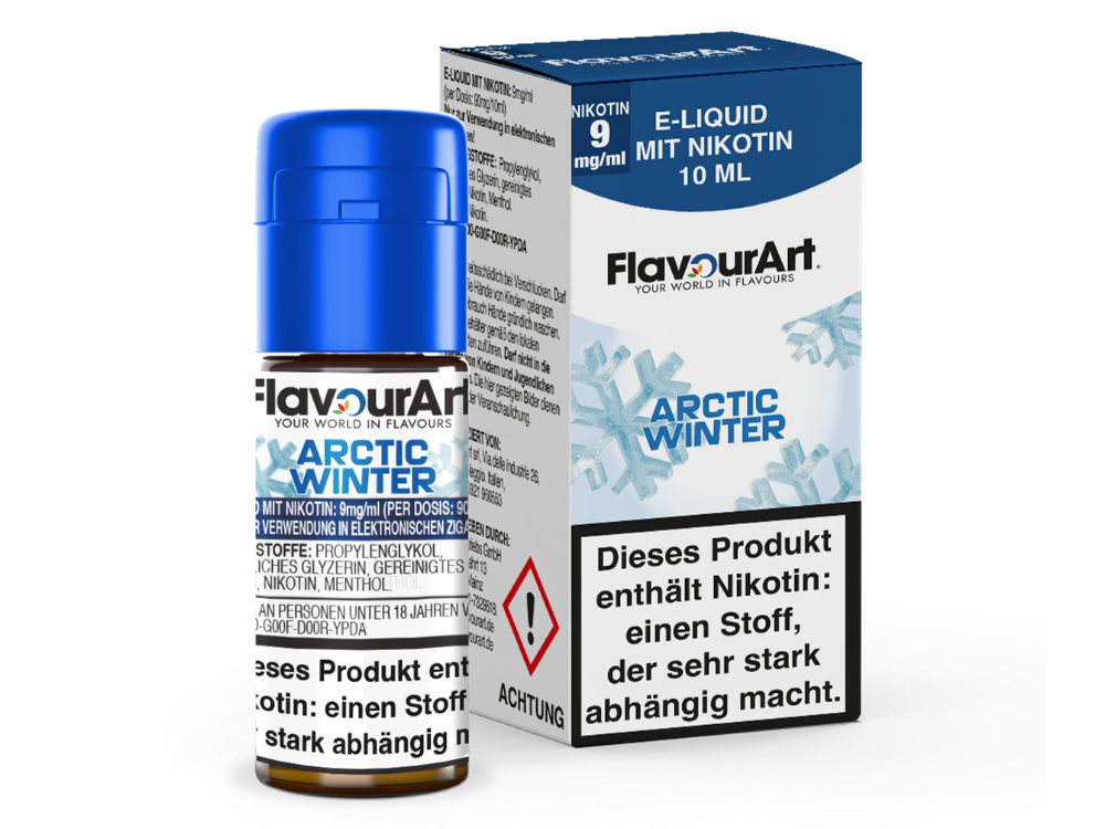 FlavourArt - Arctic Winter E-Zigaretten Liquid 9 mg/ml