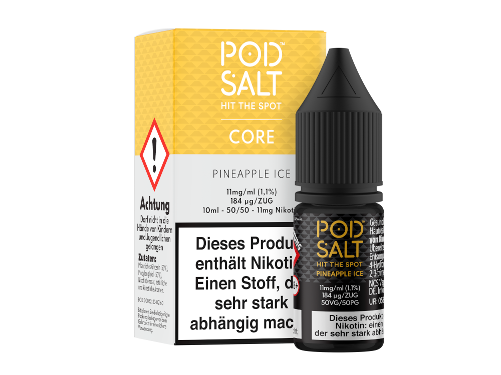 Pod Salt Core - Pineapple Ice - Nikotinsalz Liquid 11 mg/ml