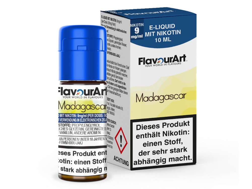 FlavourArt - Madagascar E-Zigaretten Liquid 9 mg/ml