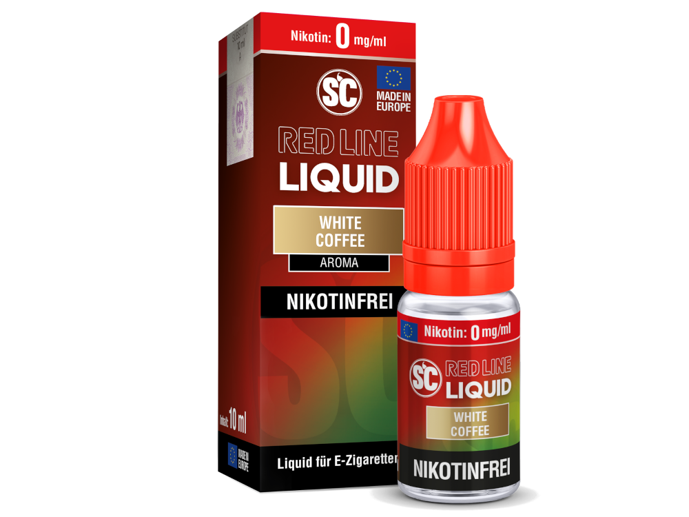 SC - Red Line - White Coffee - Nikotinsalz Liquid