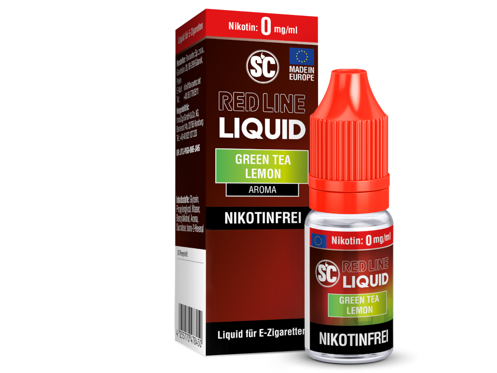 SC - Red Line - Green Tea Lemon - Nikotinsalz Liquid