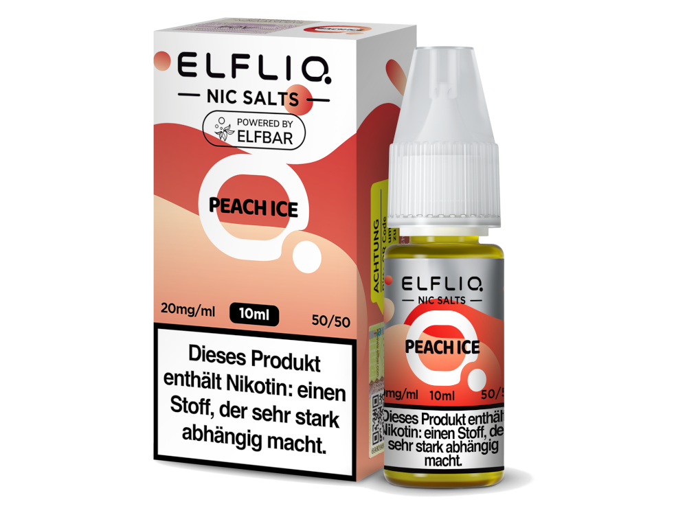 ELFLIQ - Peach Ice - Nikotinsalz Liquid 20 mg/ml