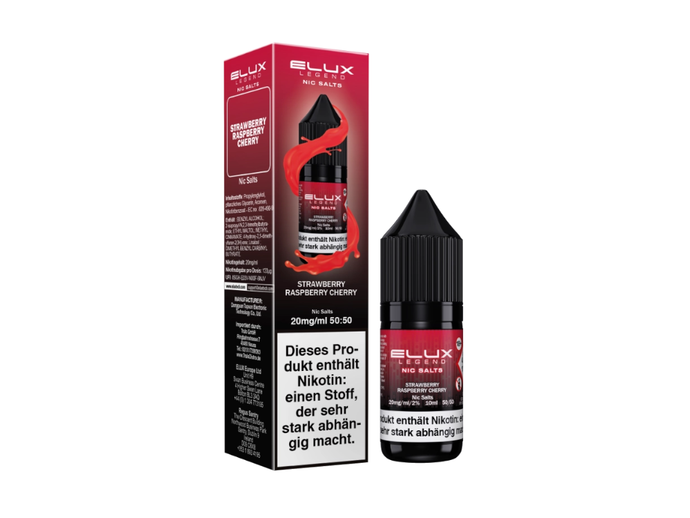 Elux - Strawberry Raspberry Cherry - Nikotinsalz Liquid 10 mg/ml