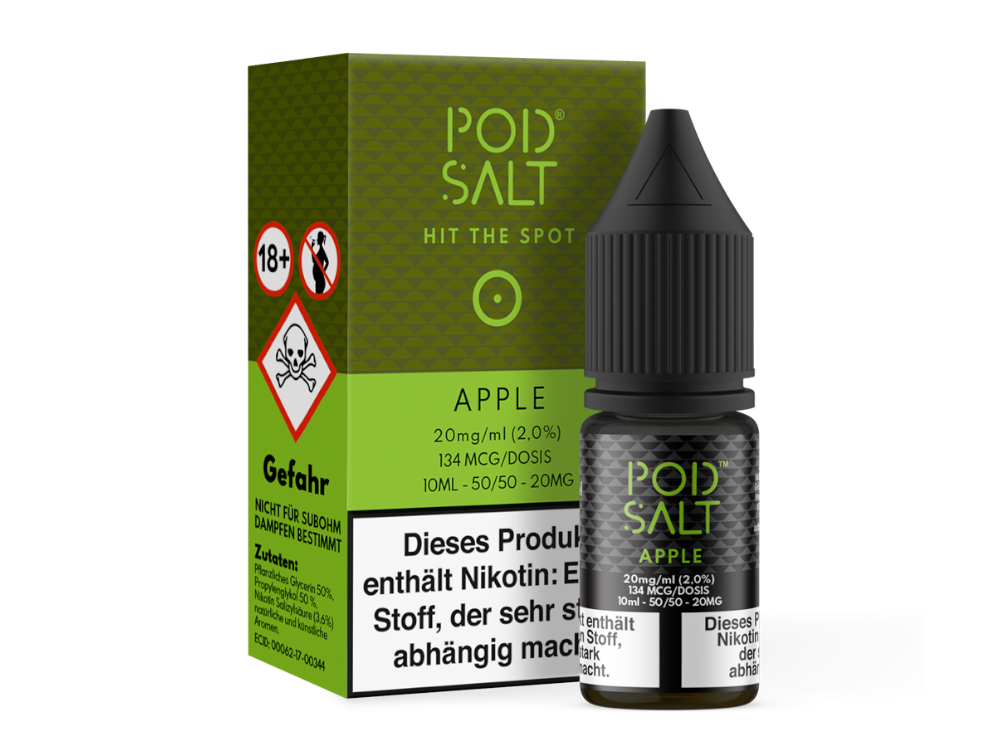 Pod Salt - Apple - Nikotinsalz Liquid 20 mg/ml