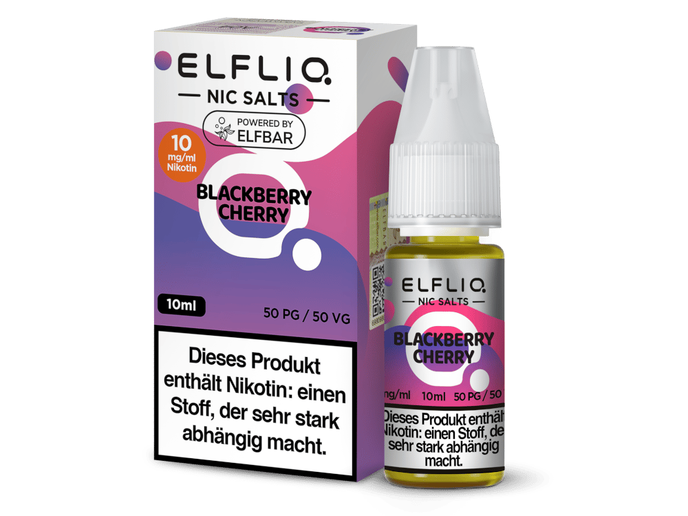 ELFLIQ - Blackberry Cherry - Nikotinsalz Liquid
