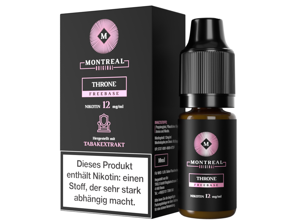 Montreal Original - Throne E-Zigaretten Liquid 12 mg/ml