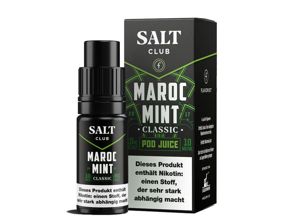 Salt Club - Flavorist Maroc Mint - Classic - Nikotinsalz Liquid 10 mg/ml