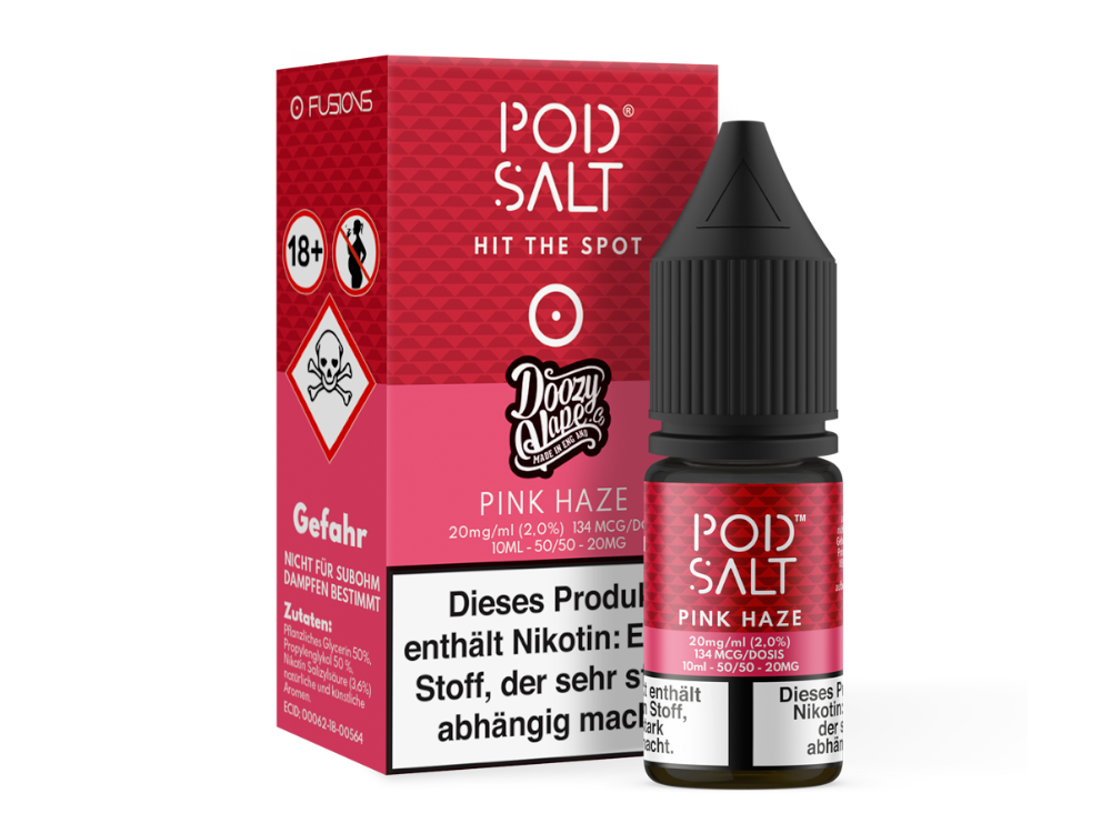 Pod Salt Fusion - Pink Haze - Nikotinsalz Liquid 20 mg/ml