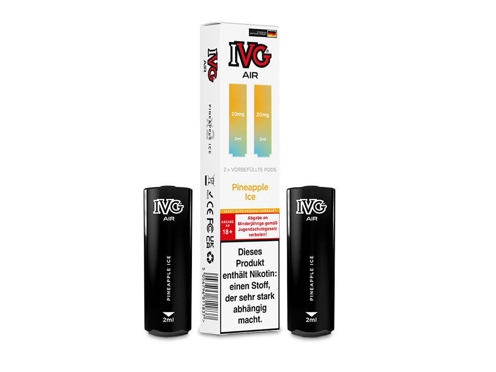 IVG - AIR Pod Pineapple Ice 20 mg/ml (2 Stück pro Packung)