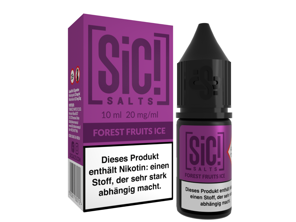 SiC! Salts - Forest Fruits Ice - Nikotinsalz Liquid 20 mg/ml