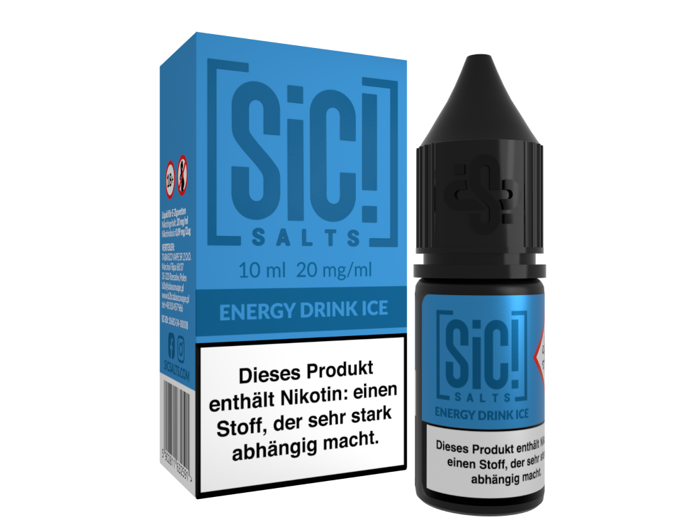 SiC! Salts - Energy Drink Ice - Nikotinsalz Liquid 20 mg/ml