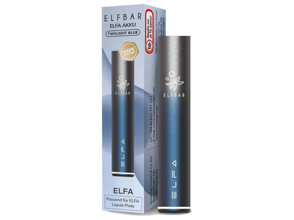 Elfbar - Elfa Akku 500 mAh Twilight Blue