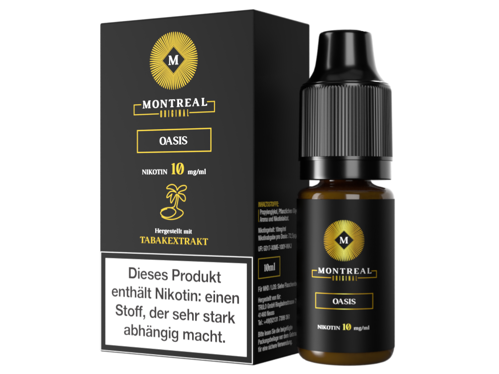 Montreal Original - Oasis - Nikotinsalz Liquid 10 mg/ml