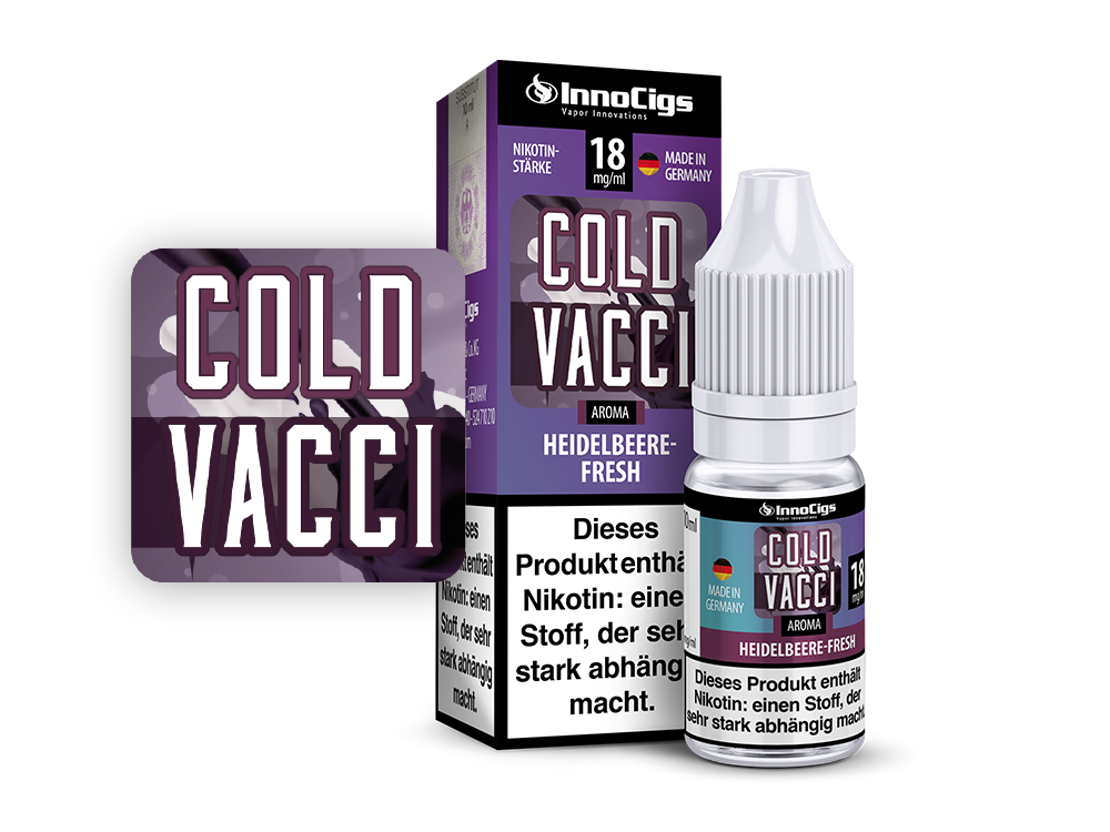 Cold Vacci Heidelbeere-Fresh Aroma - Liquid für E-Zigaretten