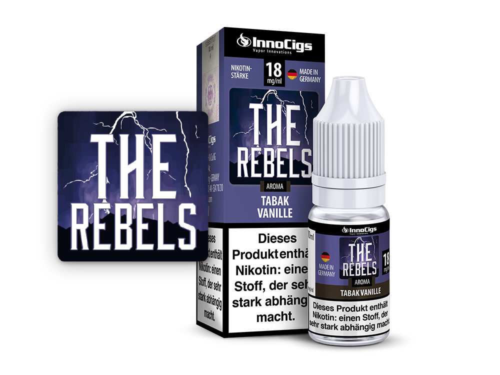 The Rebels Tabak Vanille Aroma - Liquid für E-Zigaretten