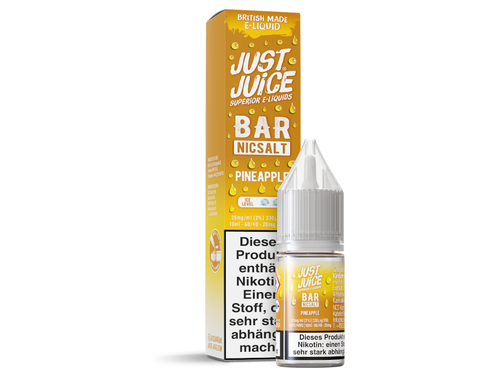 Just Juice - Bar - Pineapple - Nikotinsalz Liquid 20 mg/ml