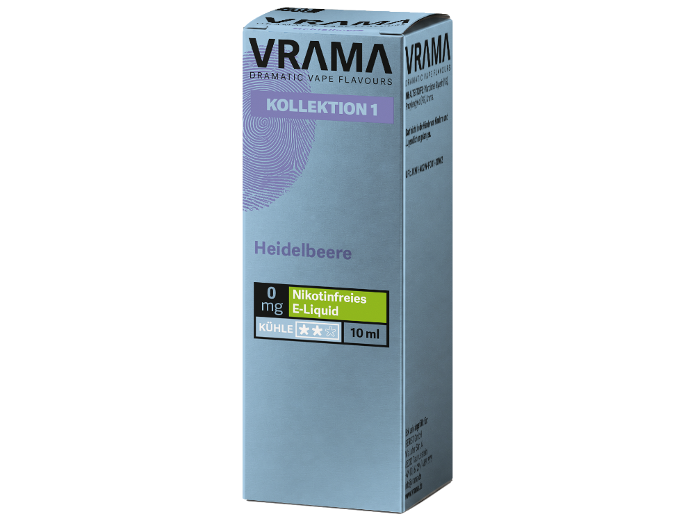 VRAMA - Kollektion 1 - Nikotinsalz Liquid - Heidelbeere