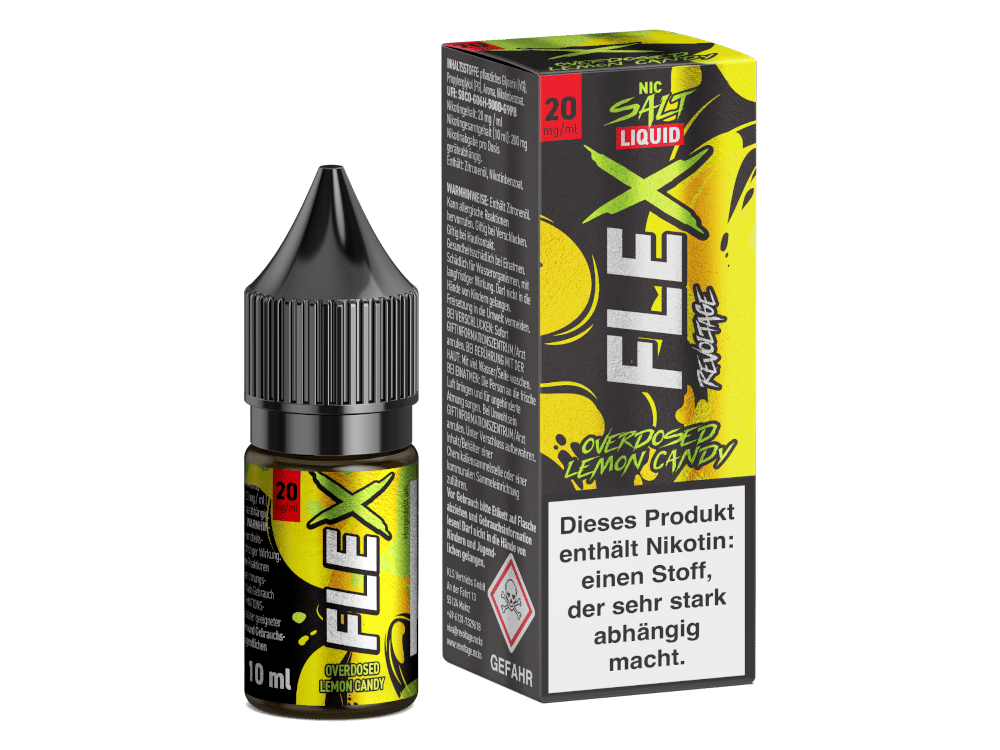 Revoltage - FLEX - Overdosed Lemon Candy - Nikotinsalz Liquid 20 mg/ml