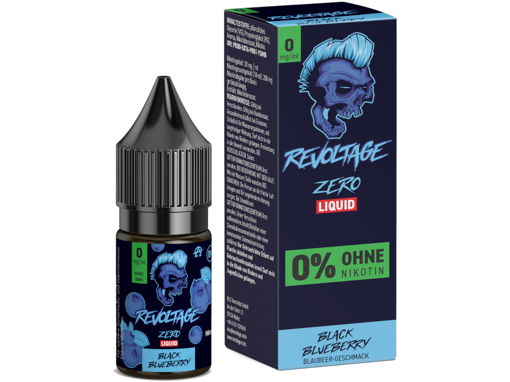Revoltage - Black Blueberry - Hybrid Nikotinsalz Liquid 0 mg/ml