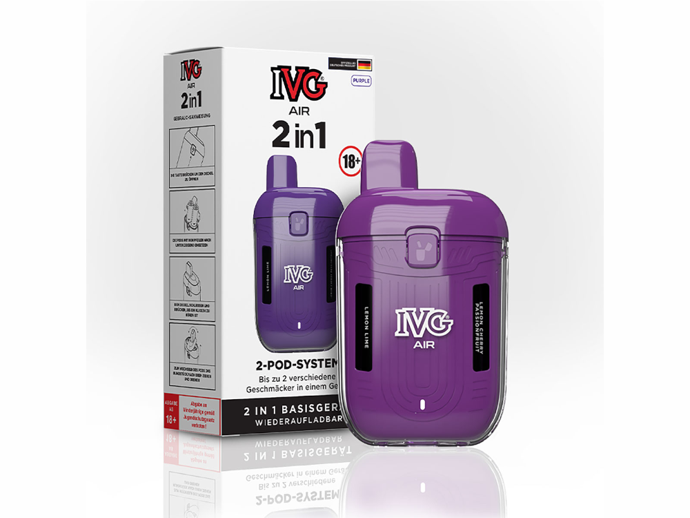 IVG - AIR 2in1 Akku 780 mAh (Basisgerät) lila – Bild 2