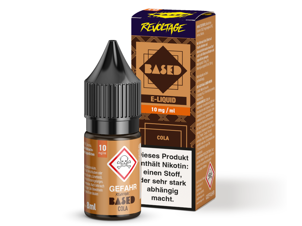 Revoltage - BASED - Cola Hybrid Nikotinsalz Liquid 8 ml 10 mg/ml