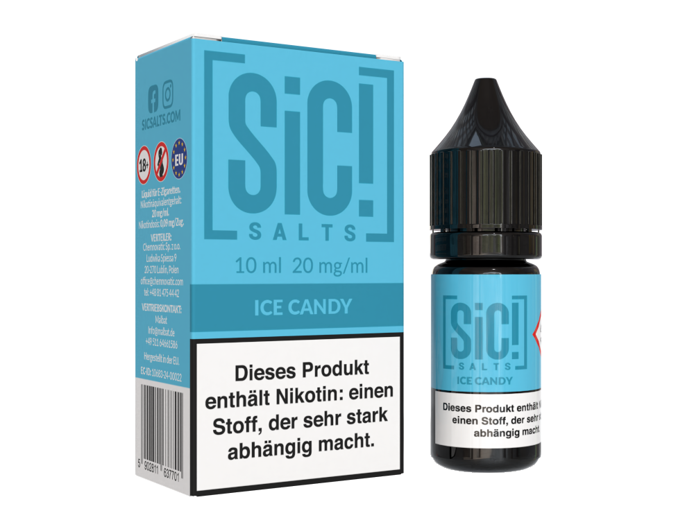 SiC! Salts - Ice Candy - Nikotinsalz Liquid 20 mg/ml