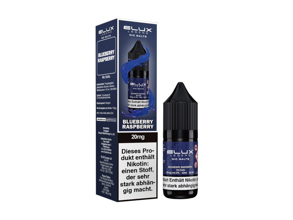 Elux - Blueberry Raspberry - Nikotinsalz Liquid 20 mg/ml