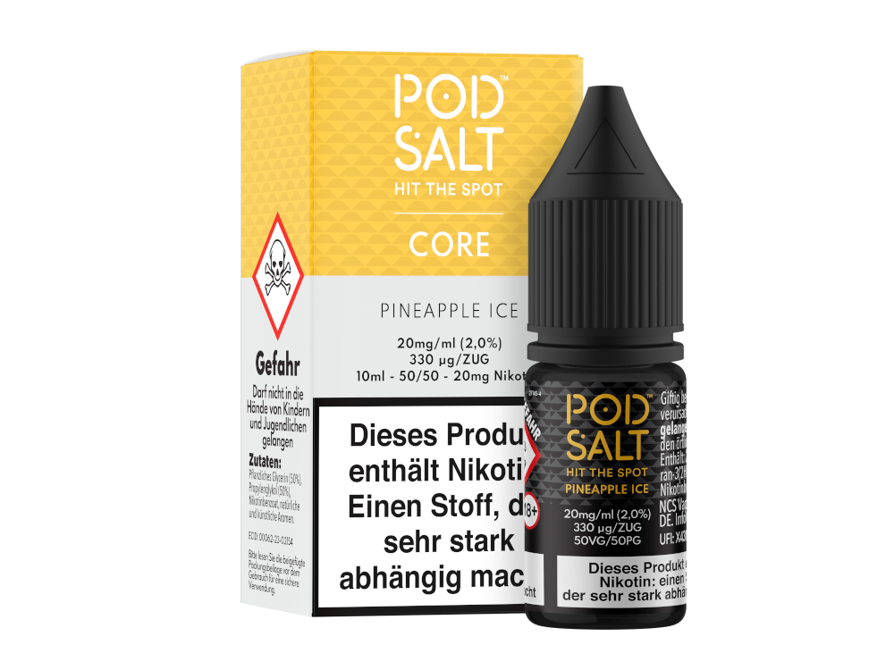 Pod Salt Core - Pineapple Ice - Nikotinsalz Liquid 20 mg/ml