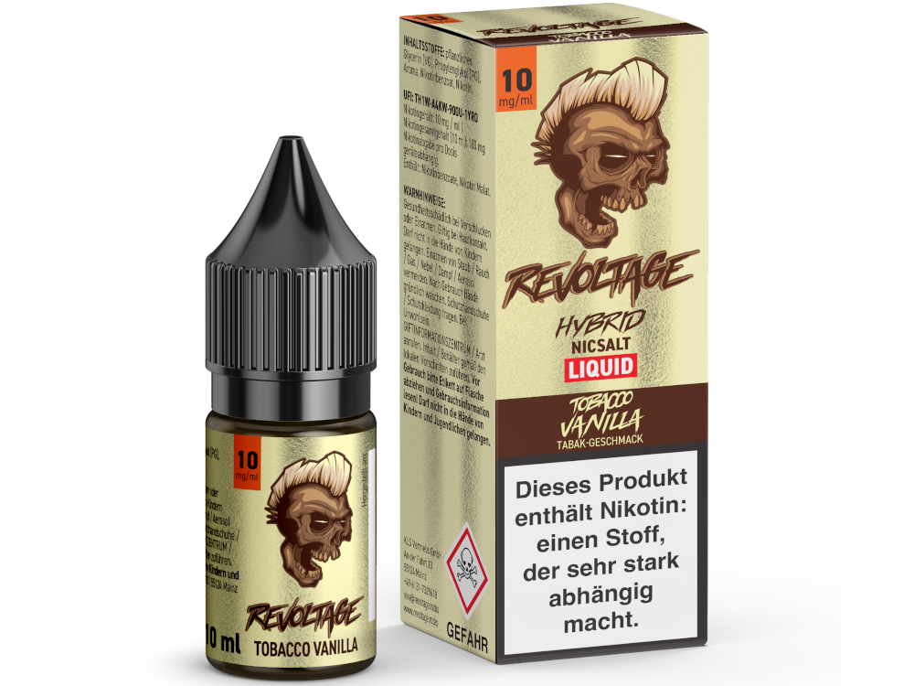Revoltage - Tobacco Vanilla - Hybrid Nikotinsalz Liquid 10 mg/ml