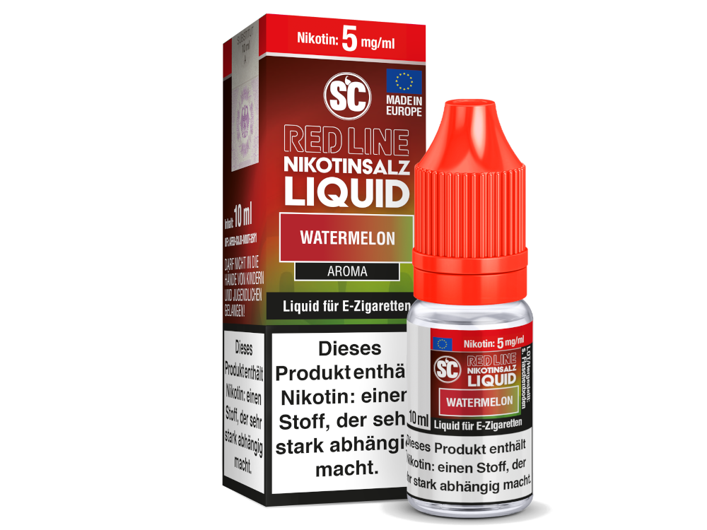 SC - Red Line - Watermelon - Nikotinsalz Liquid 5 mg/ml