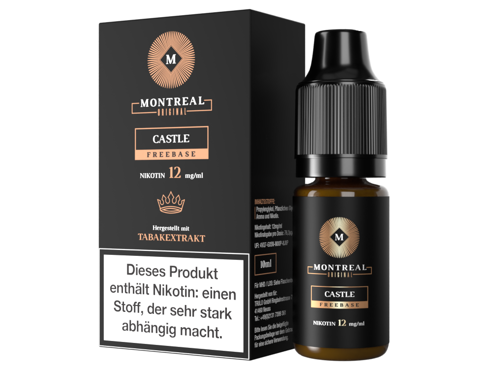 Montreal Original - Castle E-Zigaretten Liquid 12 mg/ml