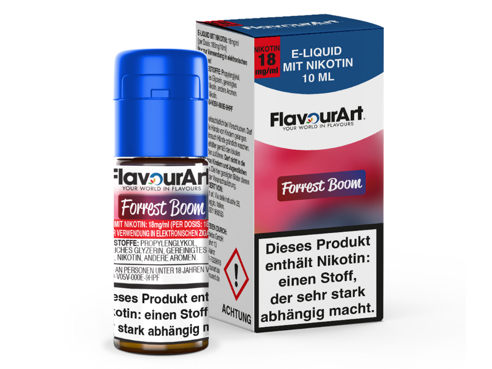 FlavourArt - Forrest Boom E-Zigaretten Liquid 18 mg/ml