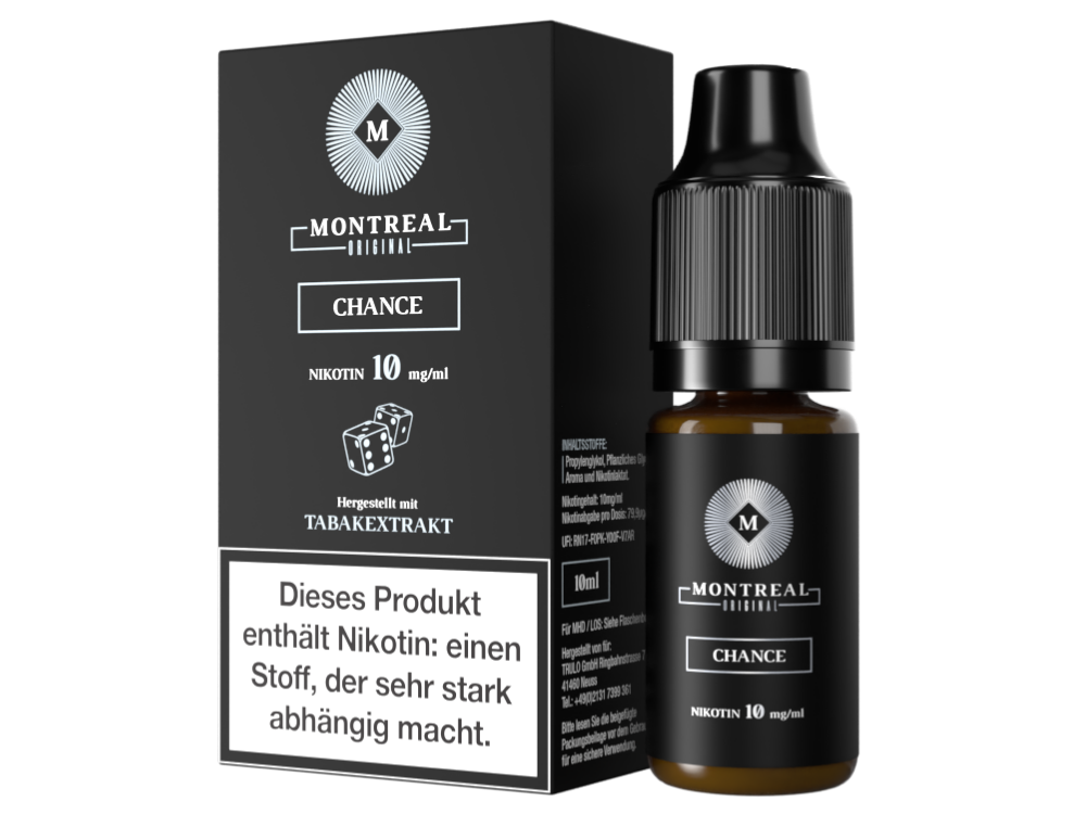 Montreal Original - Chance - Nikotinsalz Liquid 10 mg/ml