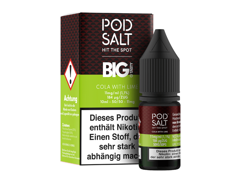 Pod Salt Fusion - Cola with Lime - Nikotinsalz Liquid