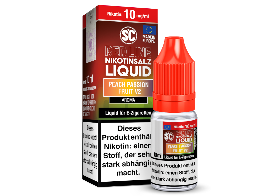 SC - Red Line - Peach Passion Fruit V2 - Nikotinsalz Liquid 10 mg/ml
