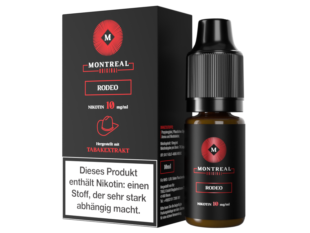 Montreal Original - Rodeo - Nikotinsalz Liquid 10 mg/ml