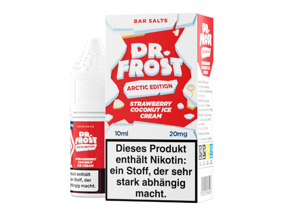 Dr. Frost - Arctic Edition - Strawberry Coconut Ice Cream - Nikotinsalz Liquid 20 mg/ml