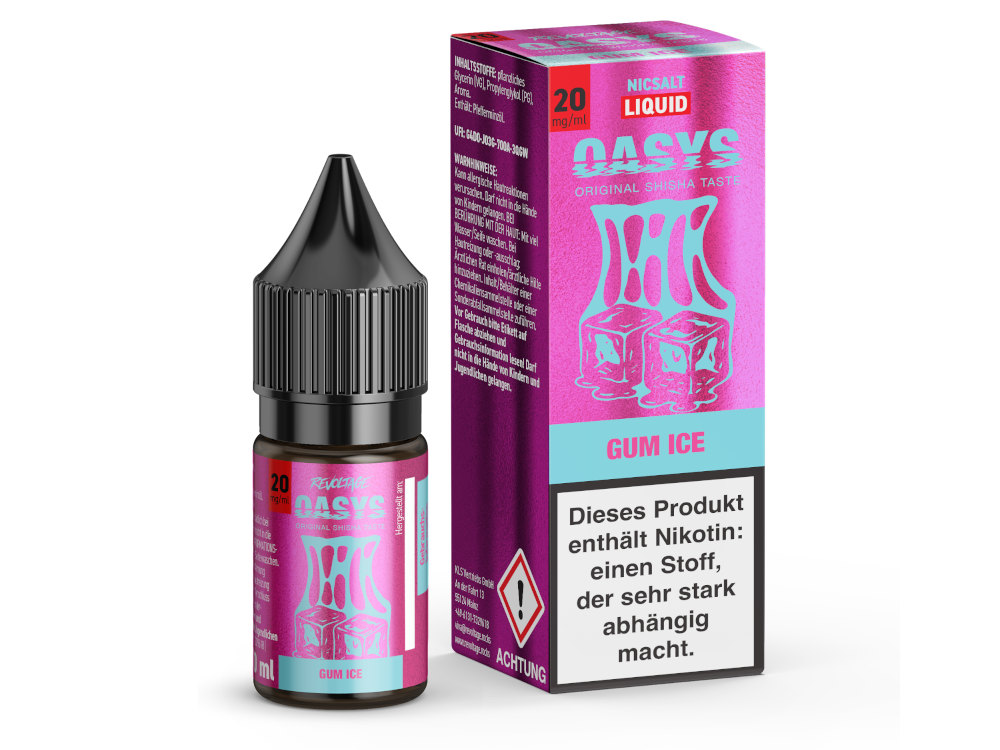 Revoltage - OASYS - Gum Ice - Hybrid Nikotinsalz Liquid 20 mg/ml