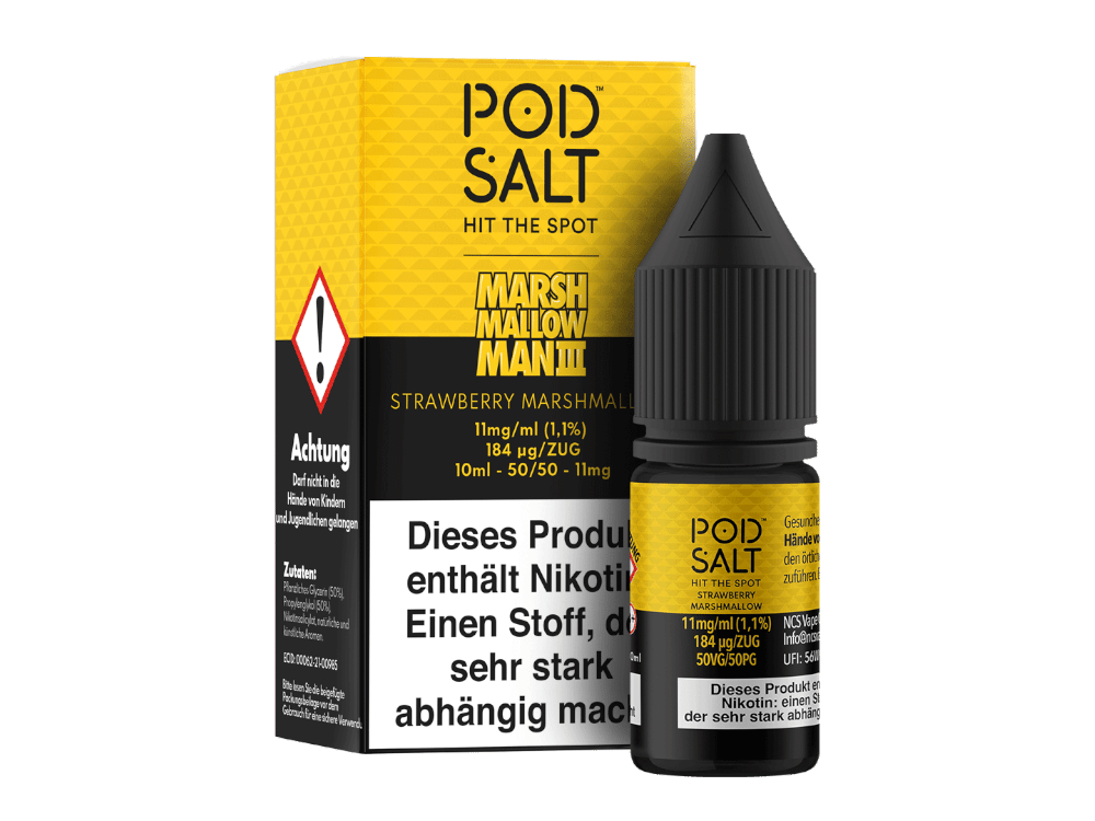 Pod Salt Fusion - Marshmallow Man 3 - Nikotinsalz Liquid