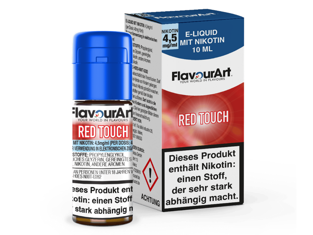 FlavourArt - Red Touch E-Zigaretten Liquid 4,5 mg/ml