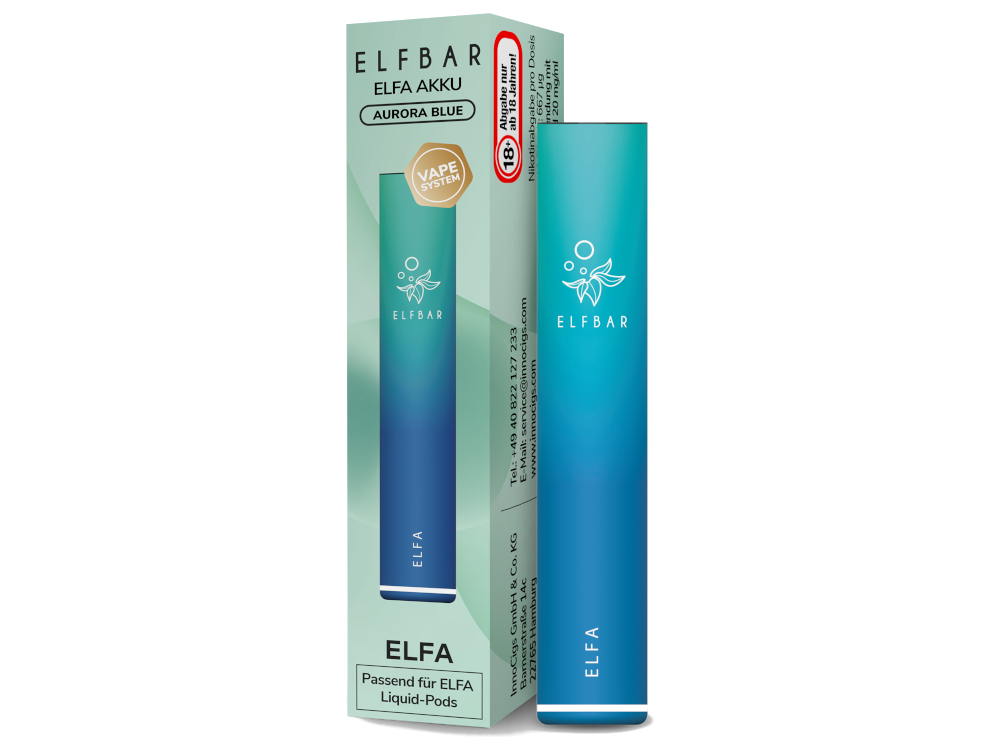 Elfbar - Elfa Akku 500 mAh Aurora Blue